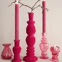 Venice Candle Vase velvet flock (1).webp