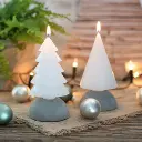 Tree candle h.12 Ø7 cm white (1).webp