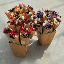Dried Flower - Market More Bouquet - Scarlet Red