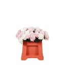 Rosa Artificial Soft Touch 40cm - Light Pink