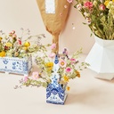 Letterbox Tulip Vase - Delft Blue