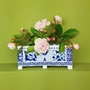 Letterbox Flower Block - Delft Blue