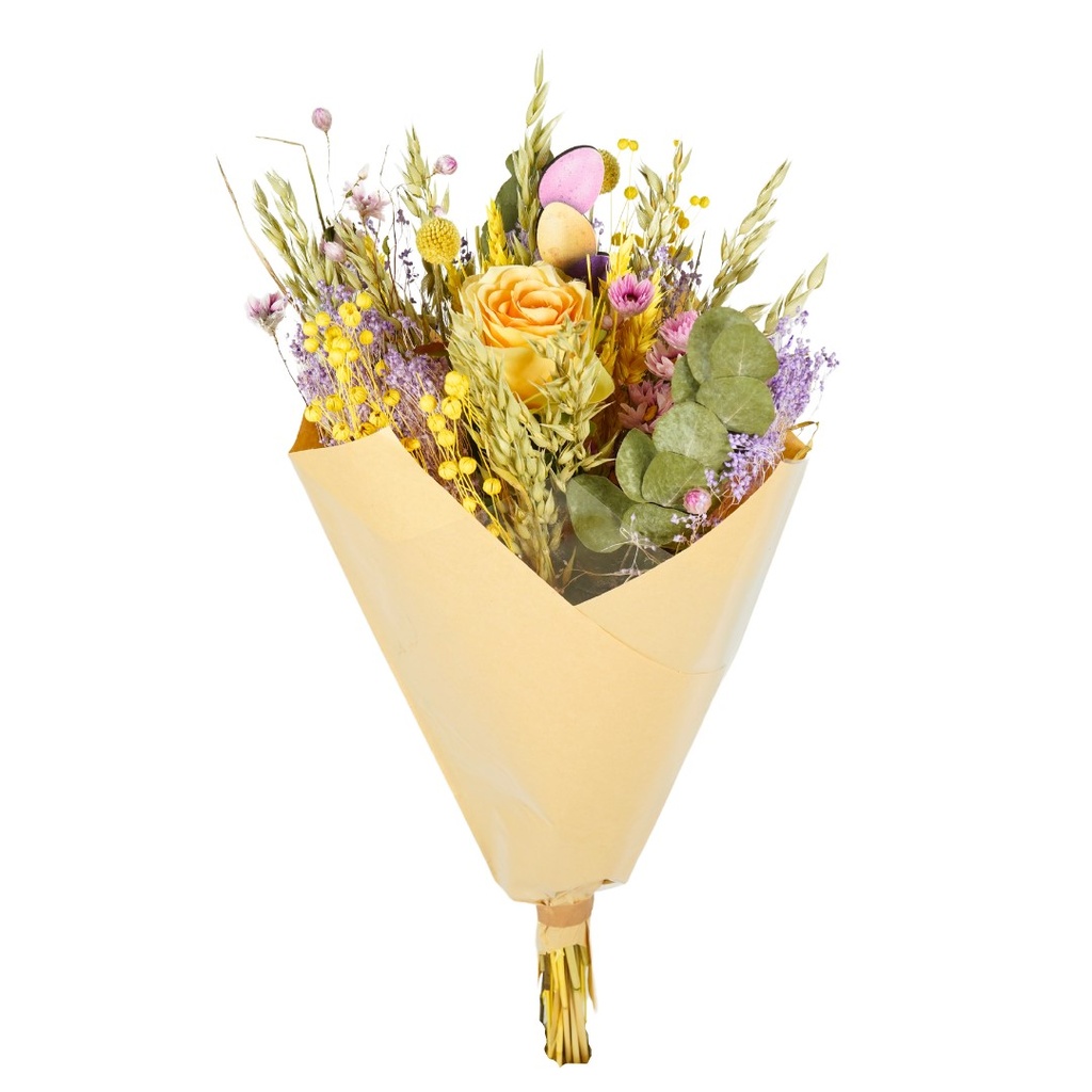 Romantic Easter Bouquet - Yellow Rose Artificial