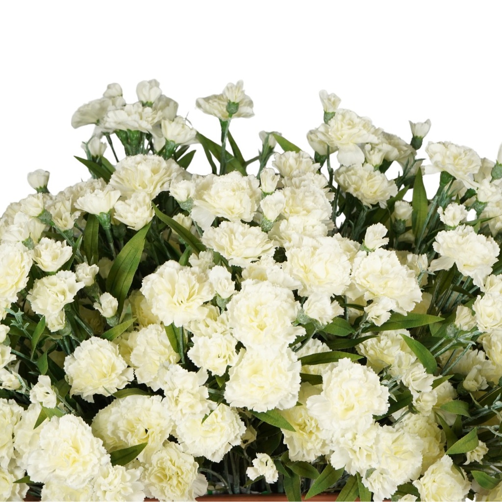 Dianthus Artificial mini spray 70cm cream