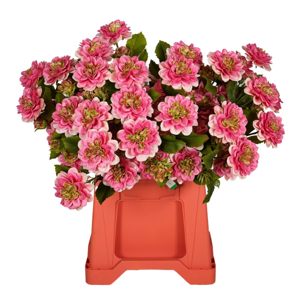 Dahlia Artificial spray x3 pink 60cm