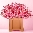 Lathyrus Artificial spray x3 pink 75cm