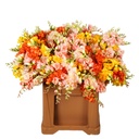 Freesia Artificial x2 L74cm Yellow