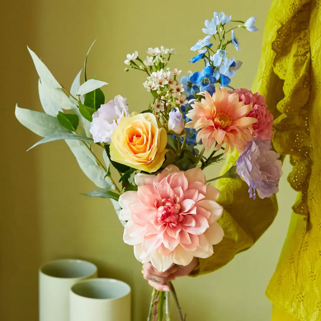 Classic Artificial Bouquet - Pastel Delight (2).webp