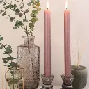 Bliss dinner candle Ø2,2 h.25 cm pink set 3 (1).webp