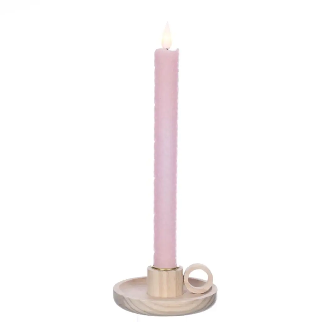 Candle holder Ø10 h.3,5 cm classic wood.webp