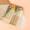 Flowers in Letterbox with Vases - Multi