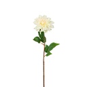 Dahlia Artificial Soft Touch 60cm - White