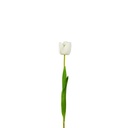 Tulip Artificial Soft Touch 50cm - White