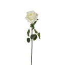 Rosa Artificial Soft Touch 70cm - White