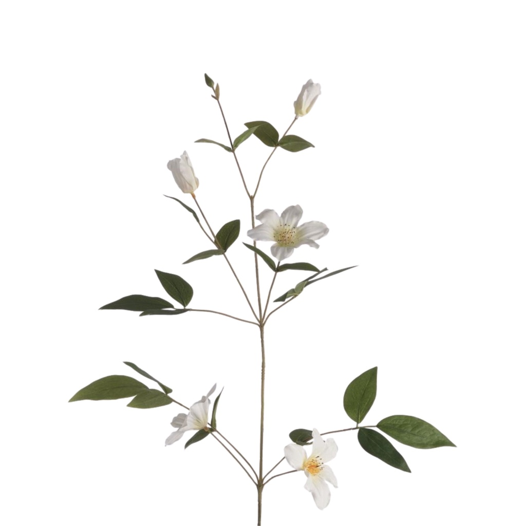 Clematis Artificial L82cm White 