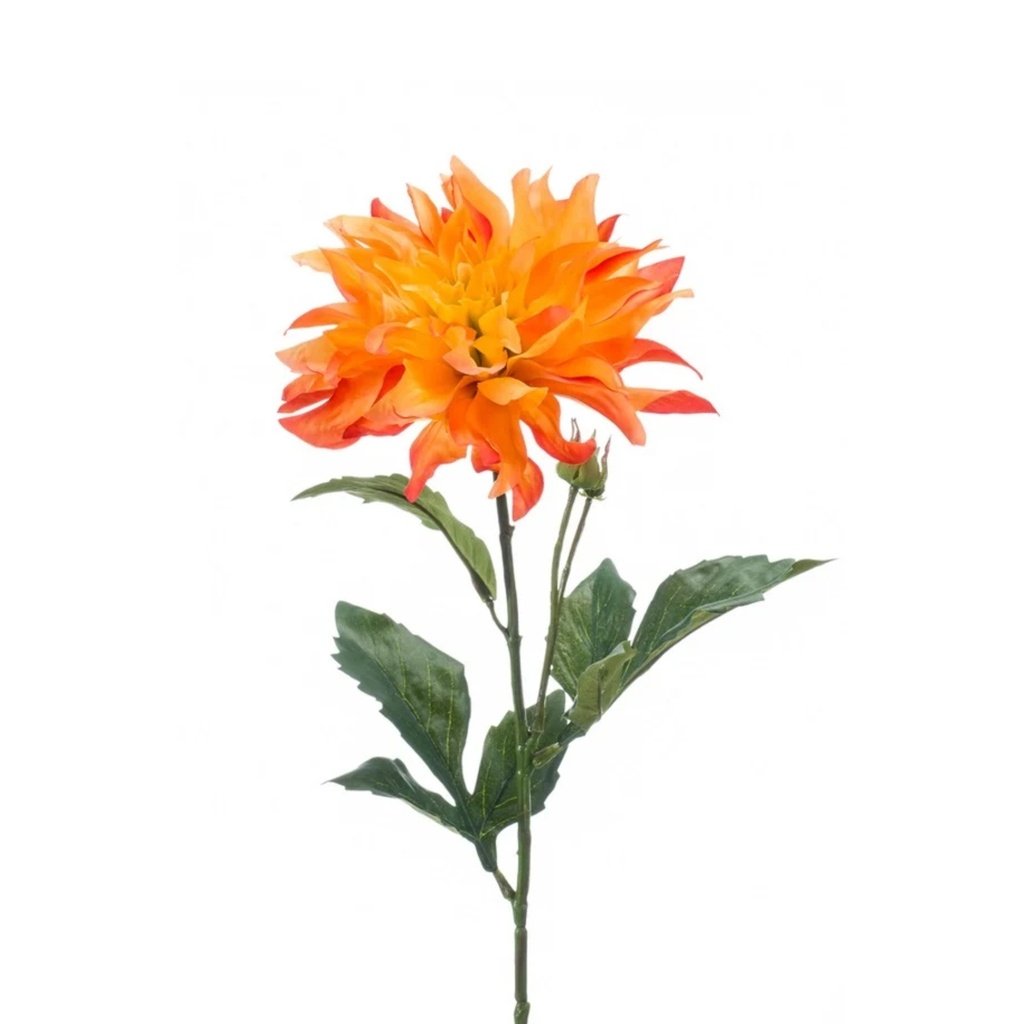 Dahlia Artificial spray 60cm orange 