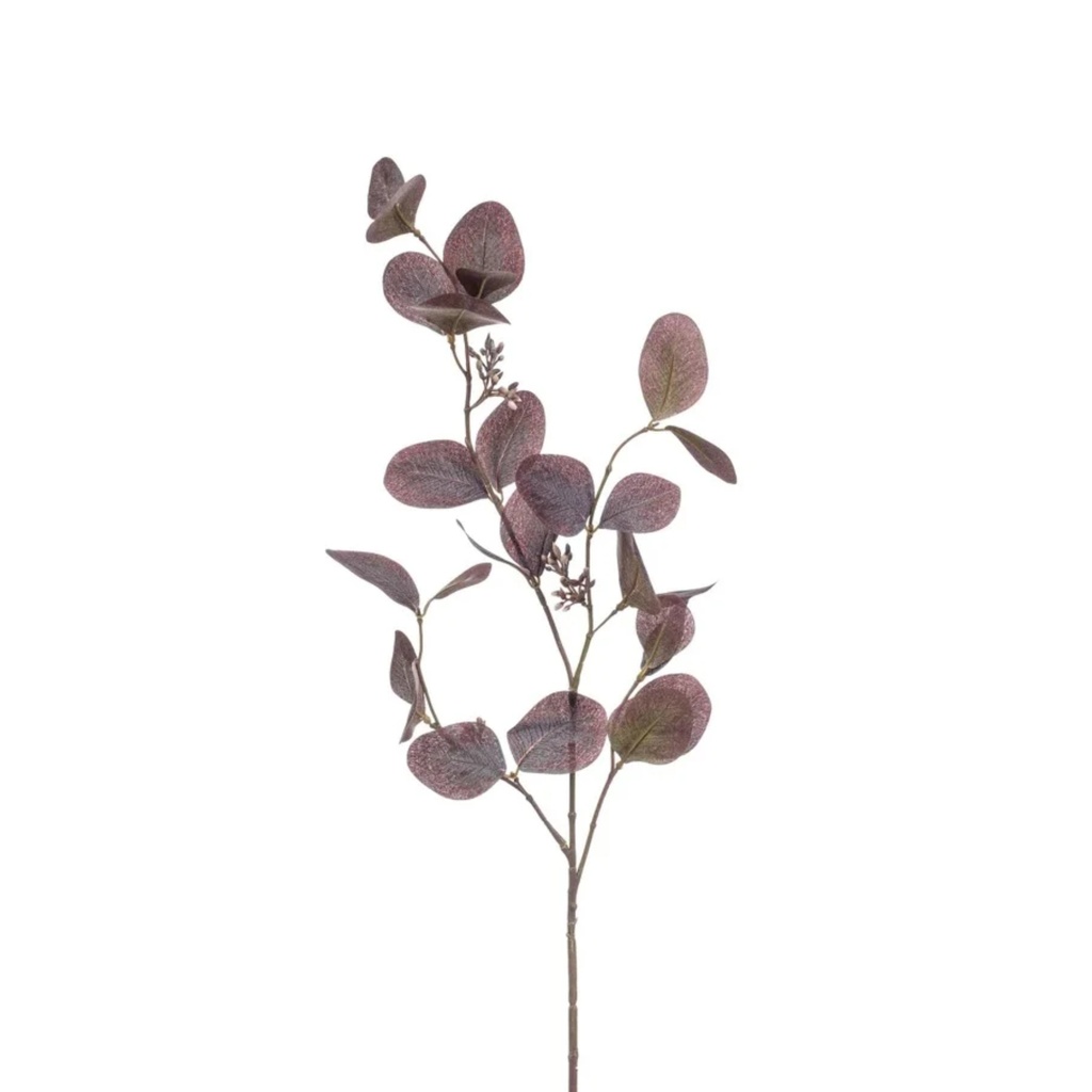 Eucalyptus Artificial spray dk purple 73cm 