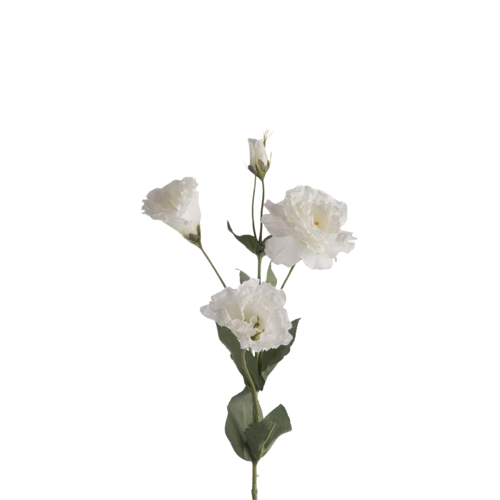 Lysianthus x4 Artificial L68cm White 