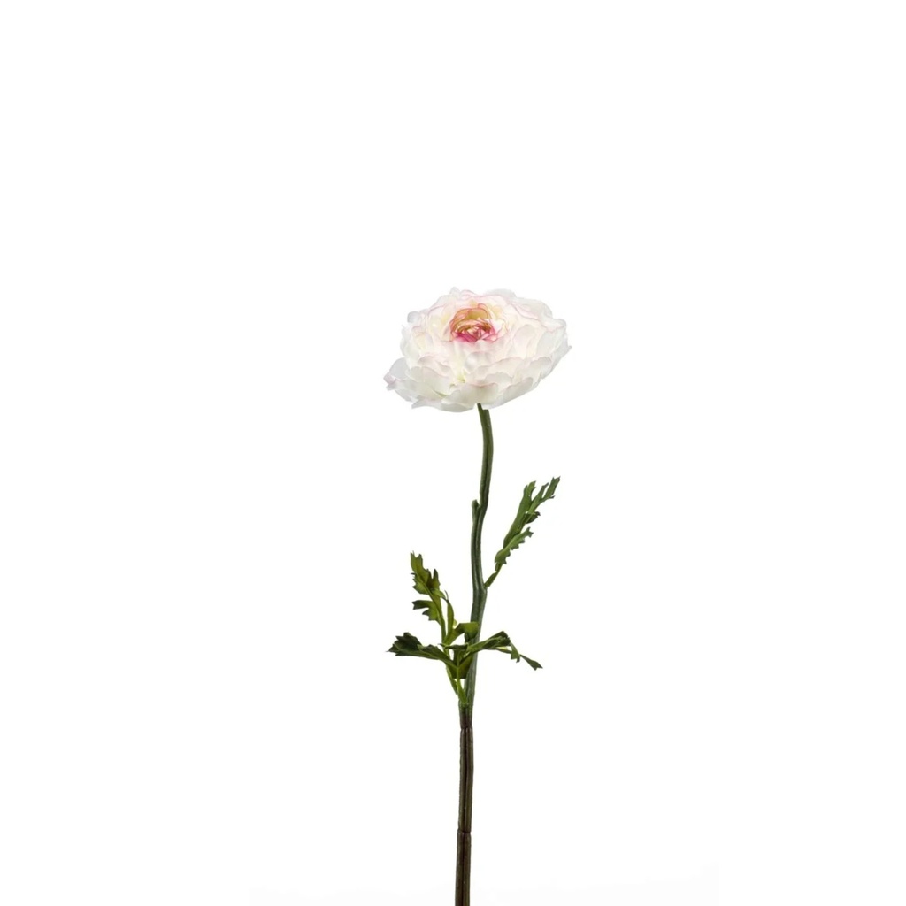 Ranunculus Artificial spray cream/pink 50cm 