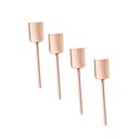 Candle Holder Pick (metal) Rose - 4 pcs 