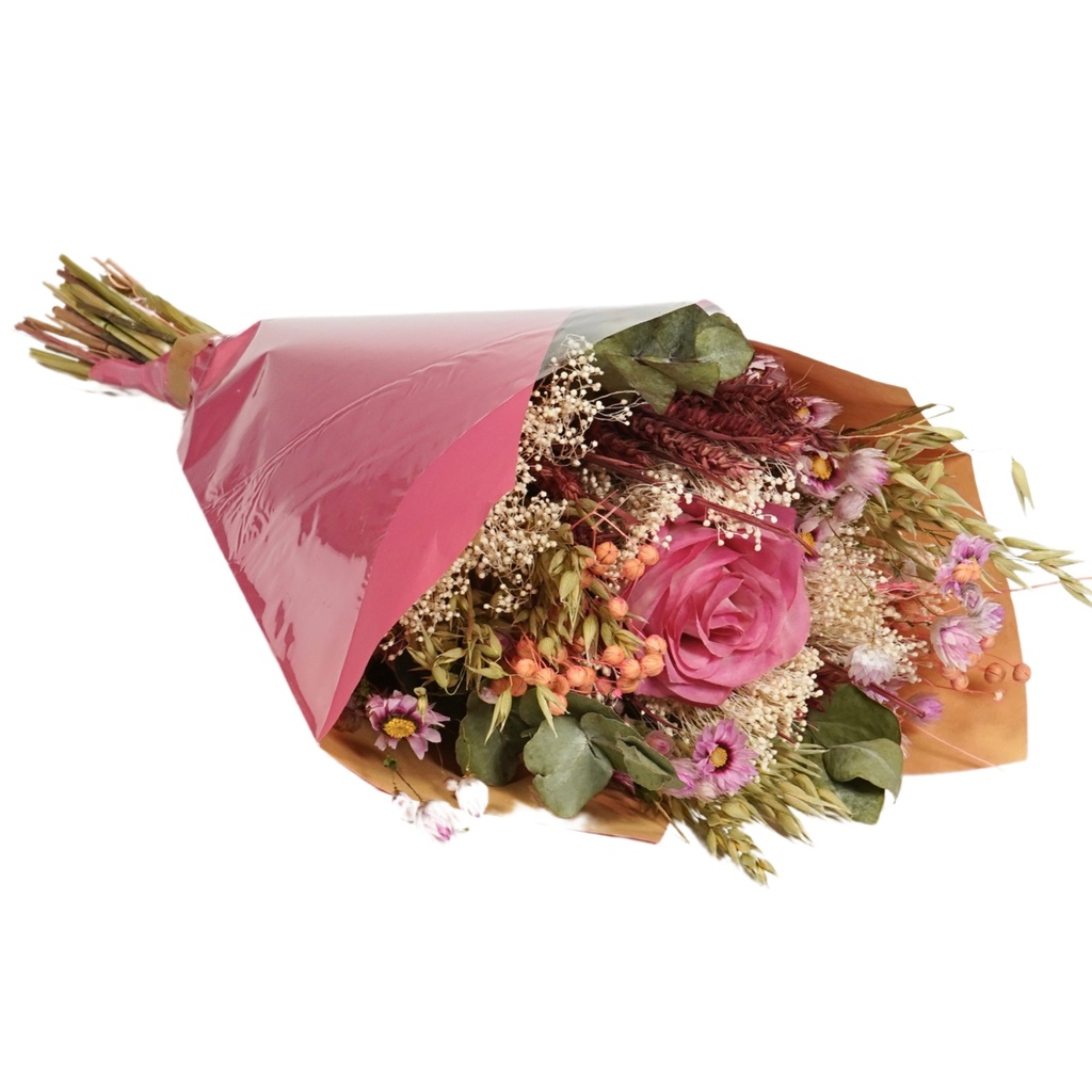 Romantic Bouquet - Pink Rose Artificial