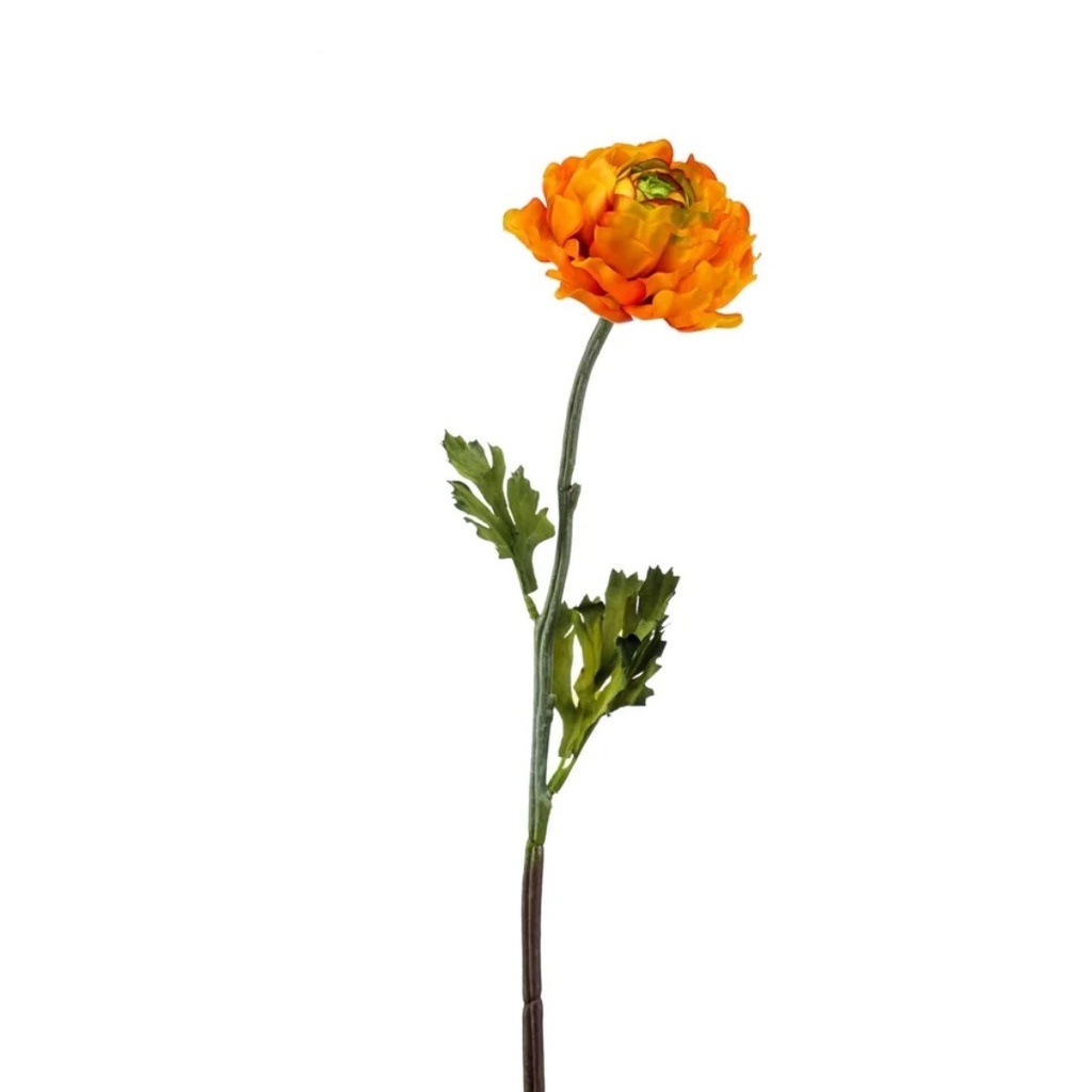 Ranunculus Artificial spray orange 50cm