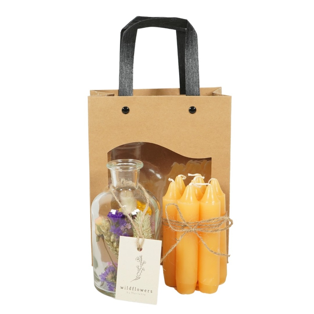 Brightness Vase with Gift Bag Multi