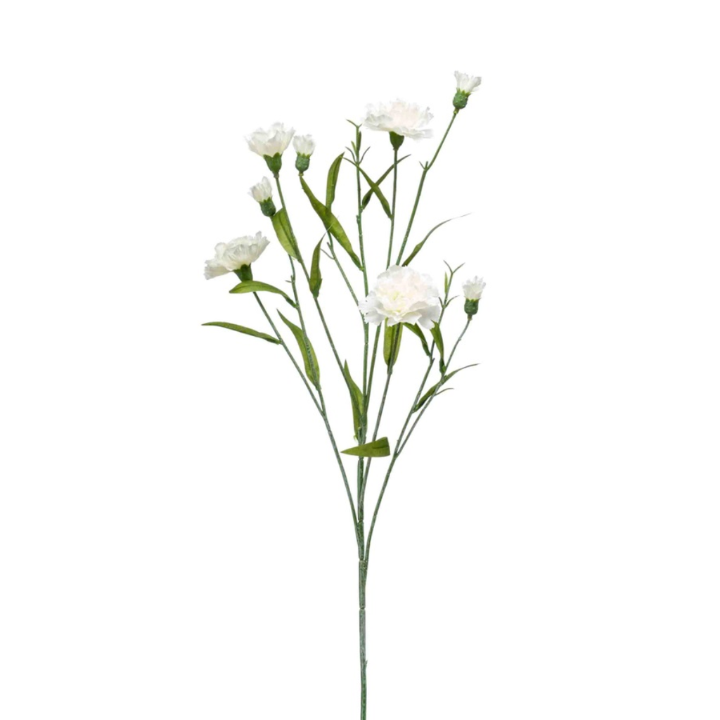 Dianthus Artificial mini spray 70cm cream