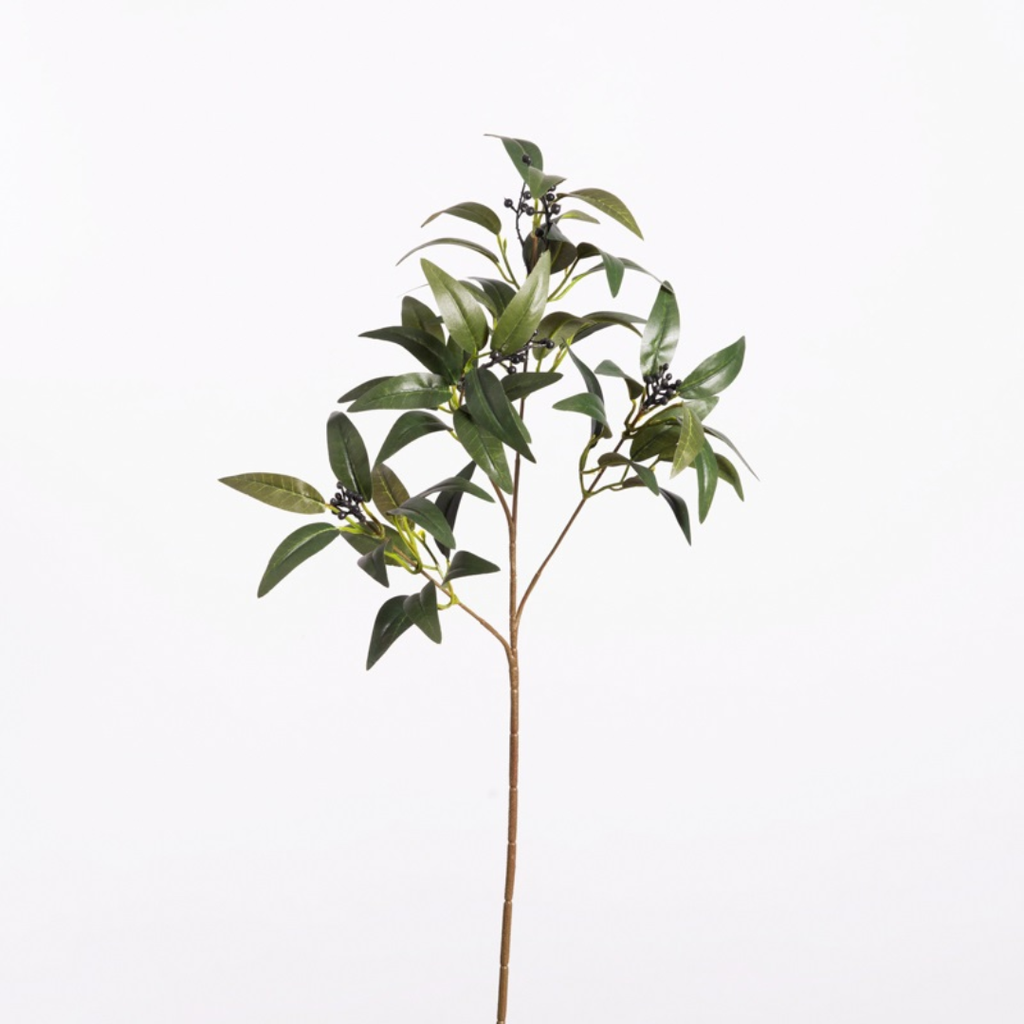 Ruscus Artificial with berry L57cm Groen