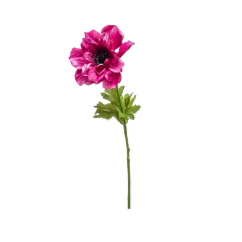 Anemone Artificial stem purple 56cm