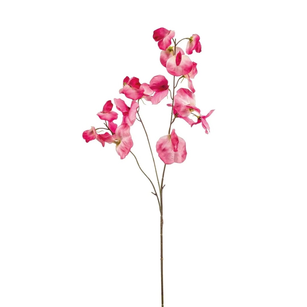 Lathyrus Artificial spray x3 pink 75cm