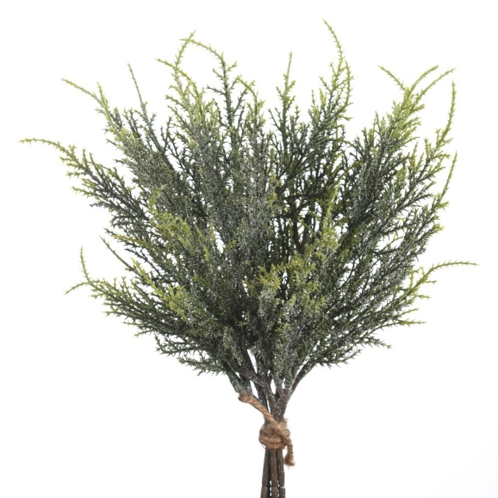 Cypres Bouquet Artificial L38cm Frost