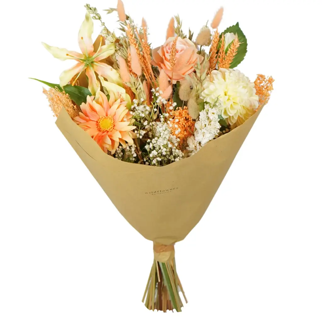 Classic Mixed Bouquet - Peach Perfect