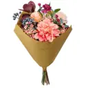 Classic Artificial Bouquet - Burgundy