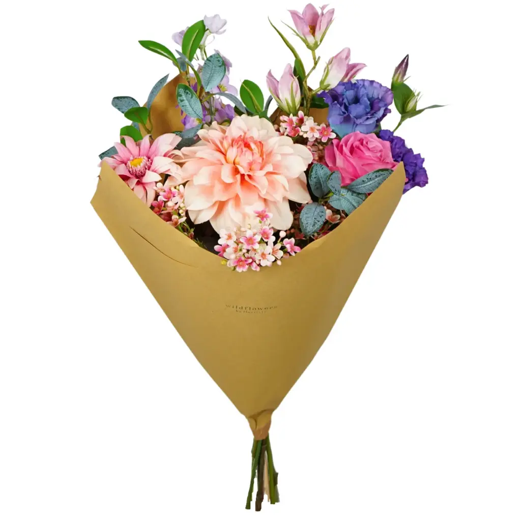 Classic Artificial Bouquet - Purple Glow