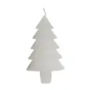 Tree candle h.12 Ø7 cm white