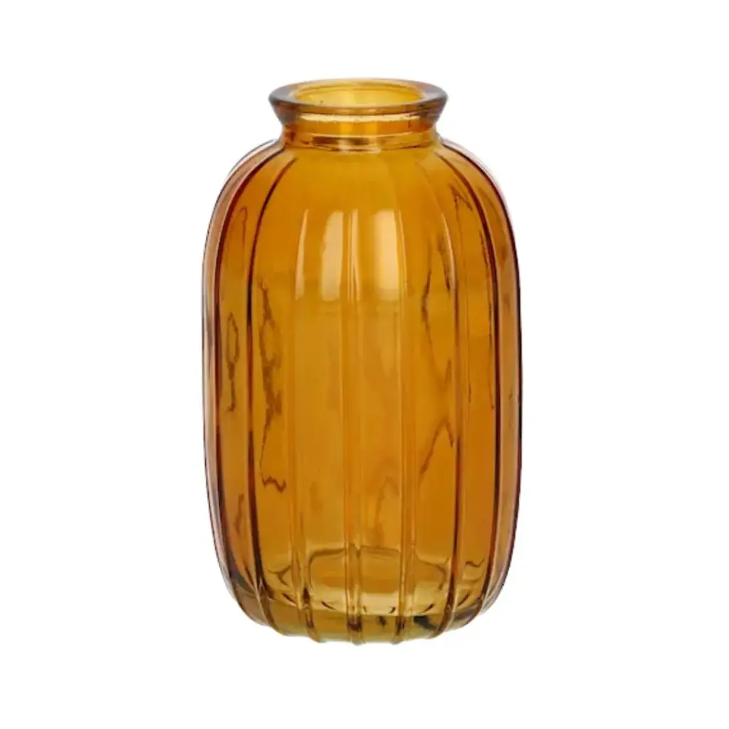 Bottle Carmen Transparent Ochre Medium 12cm