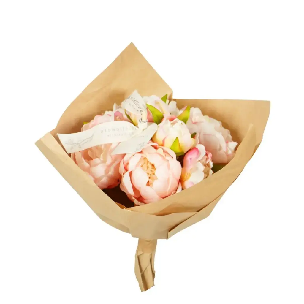 Classic Artificial Bouquet - Small Peony Love