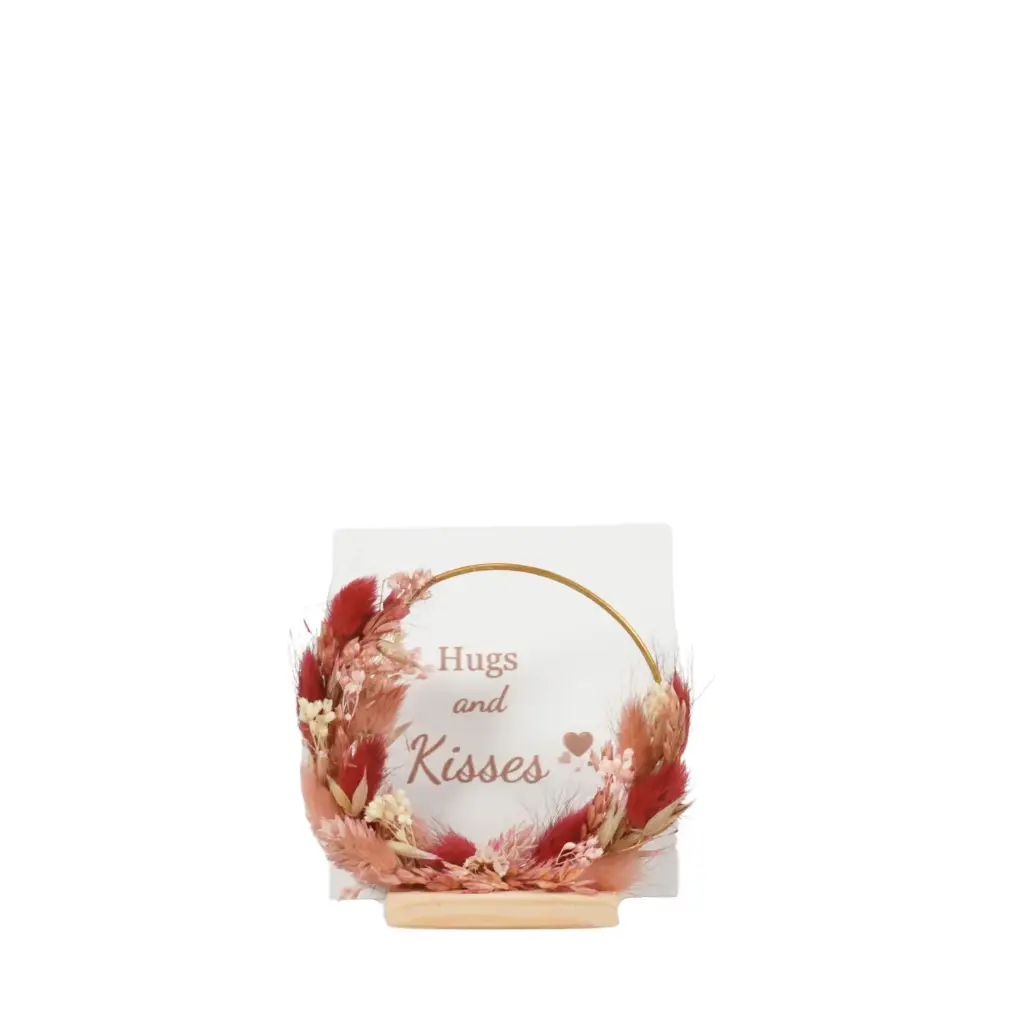 Flowerhoop round - Rosewood