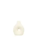 Ceramic Vase Trendy White - Medium 13cm