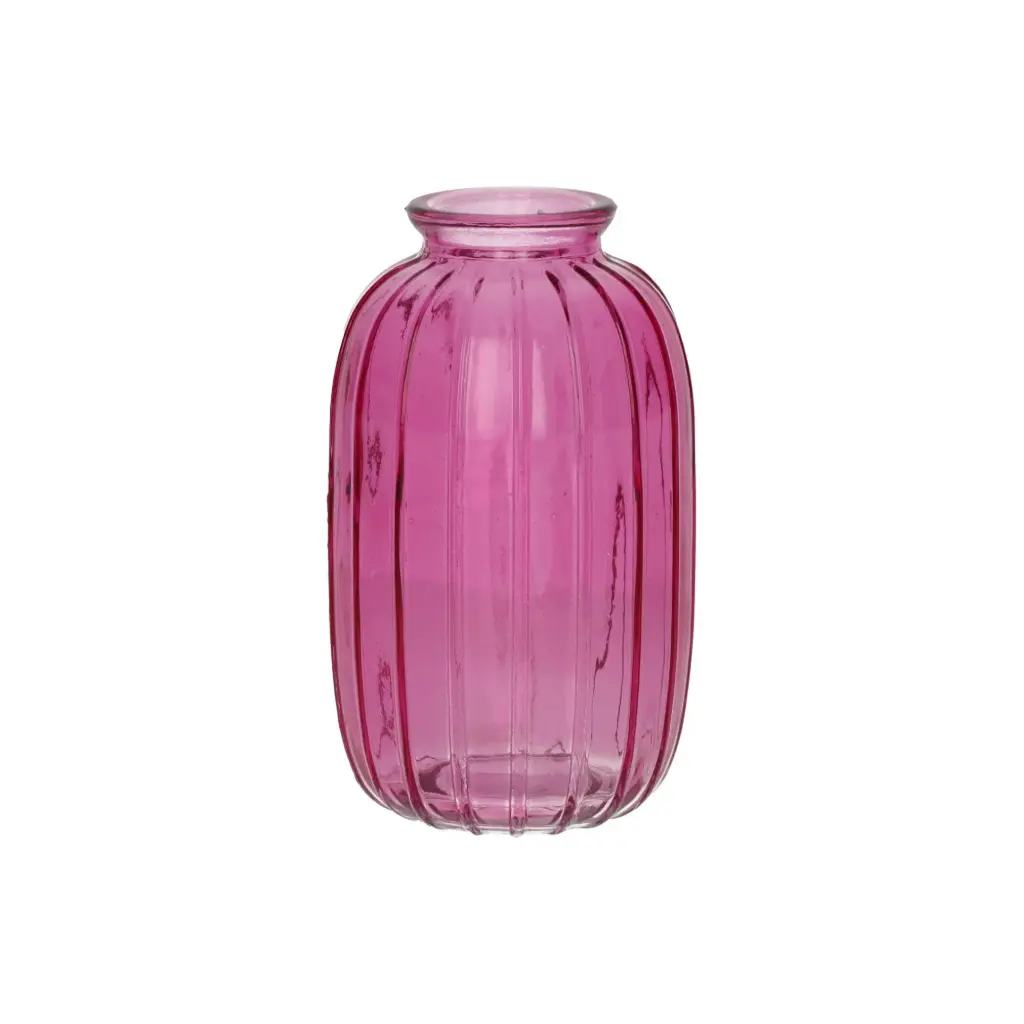Glass Bottle Carmen – Transparent Pink