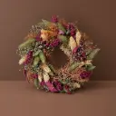 Wreath Bordeaux ø20 cm 
