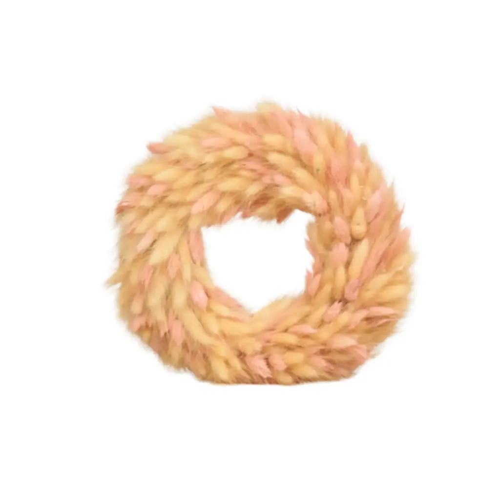 Wreath Lagurus Blush ø25 cm 