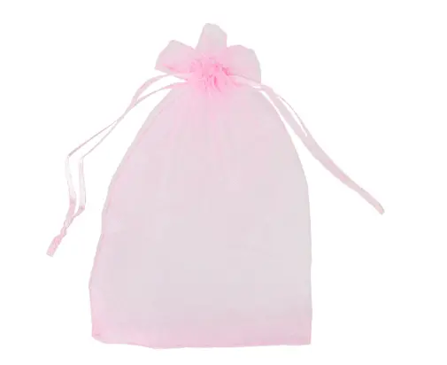 Pink Organza Bag 10x15