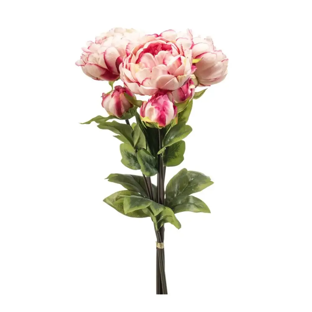 Peony bundle x3 pink 50cm 