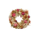 Wreath Pink White ø25 cm