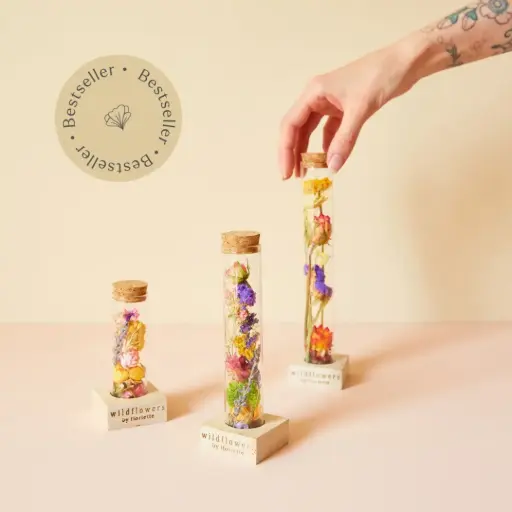 Dried Flower - Wish bottle - Multi