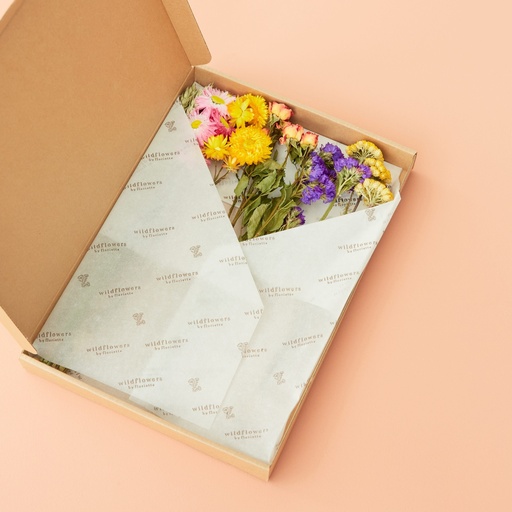 [FLB50-M] Dried Flower - Letterbox - multi