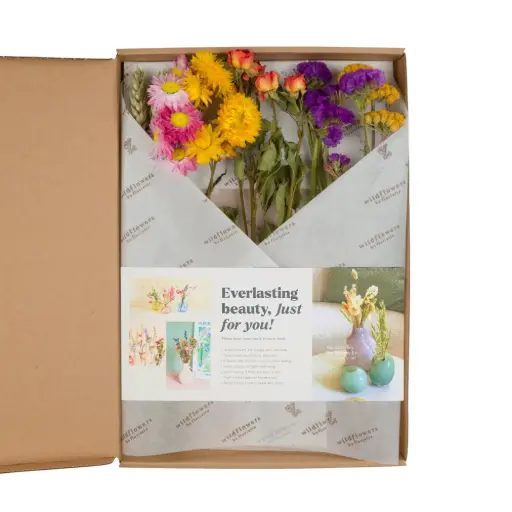 [FLB50-M] Flowers in gift box - Multi
