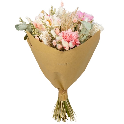 [SF-FB30-PL] Dried & Artificial Flowers - Bouquet Peony Love